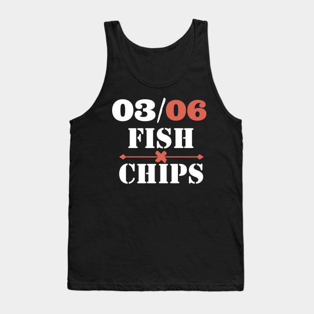 03/06 Fish x chips Tank Top by mksjr